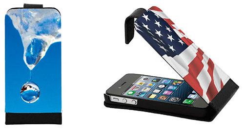 COVER PER IPHONE 5 RICHIUDIBILE APERTURA VERTICALE