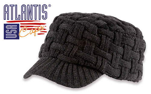 CAPPELLO MAGLIA CON VISIERA KNOB