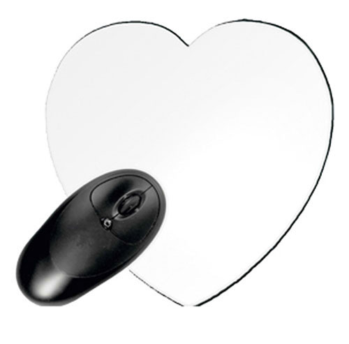 Tappetino mouse forma cuore 200x200x5 mm