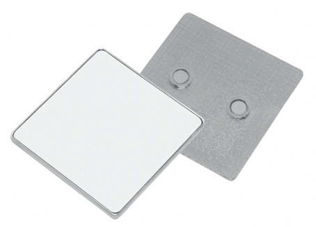 Magnete quadrato in metallo 54,5x54,5mm