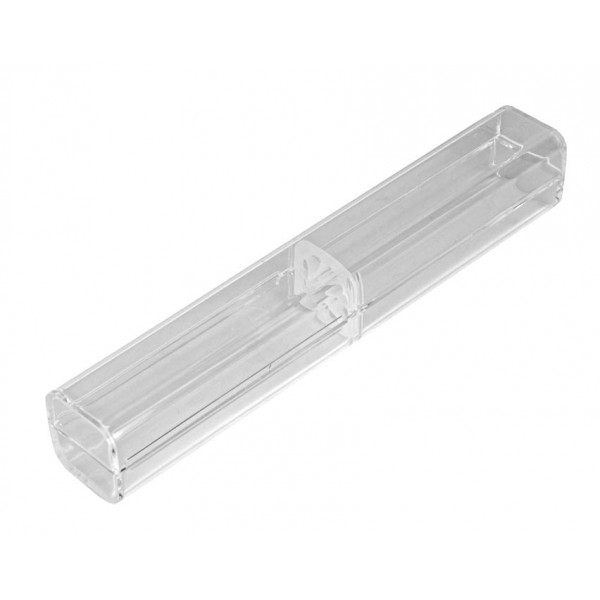 SCATOLA PER PENNE IN PLASTICA TRASPARENTE