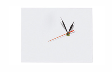 Orologio in HDF rettangolare decentrato(spes 6mm)