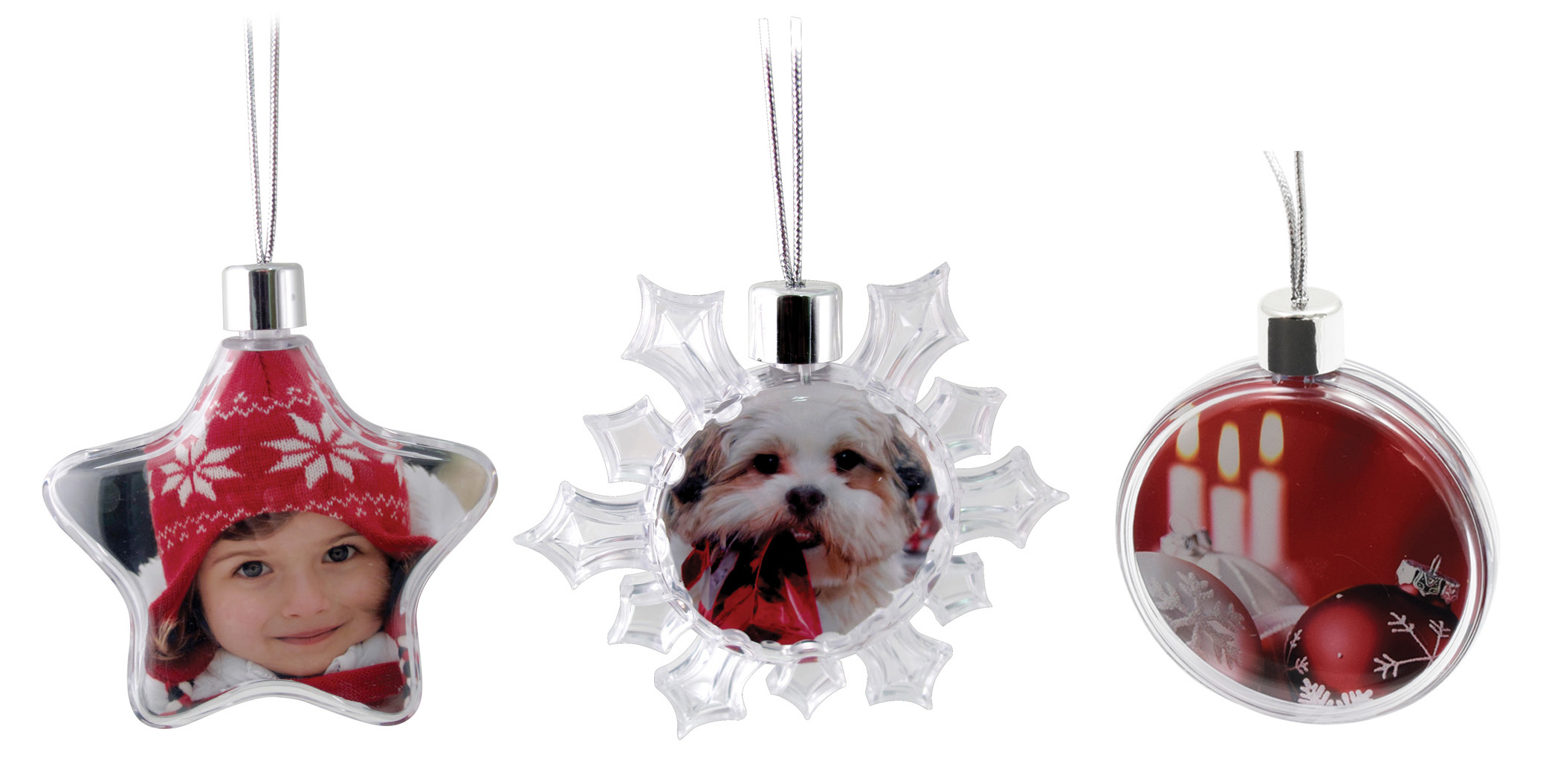 Ornamento stella/circolare/fiocco di neve