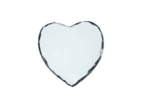 Pietra ardesia con piedini cuore 15x15