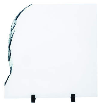 Pietra ardesia con piedini bord sin rotto 20x20