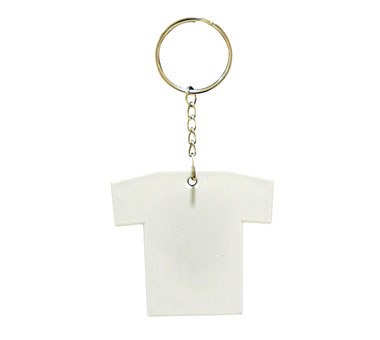 Portachiavi in polimero a t-shirt