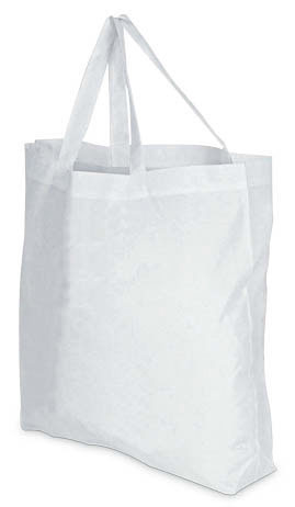 SHOPPER POLIESTERE GRANDE CON MANICI CORTI 42x45