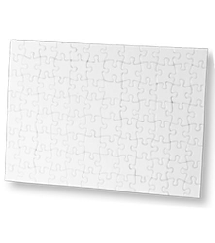 Puzzle in cartone rettangolare 285x400 96 tes.