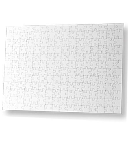 Puzzle in cartone rettangolare 200x285 192 tes.