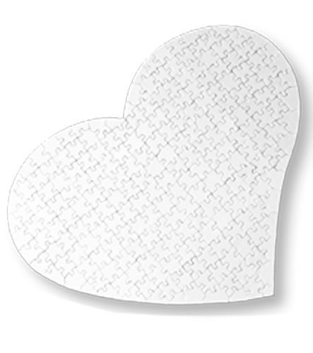 Puzzle in cartone cuore 285x355 111 tes.