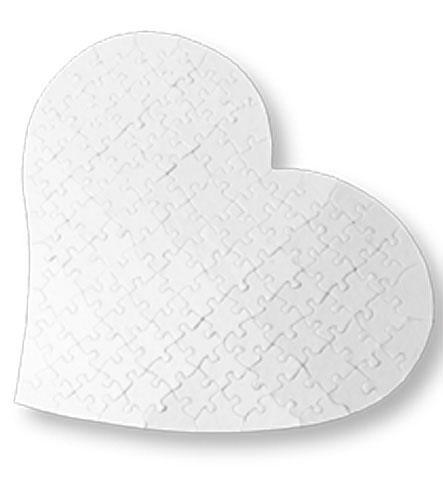 Puzzle in cartone cuore 285x355 111 tes.