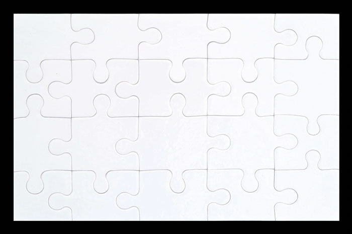 Puzzle in cartone rettangolare 120x190 20 tes.