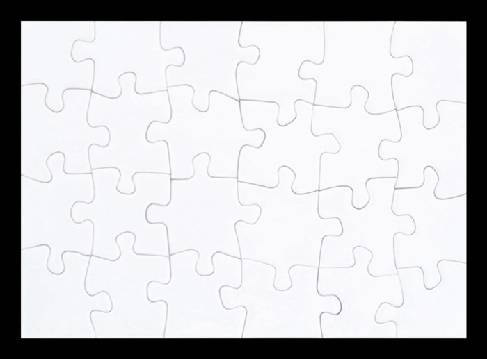Puzzle in cartone rettangolare 100x140 24 tes.