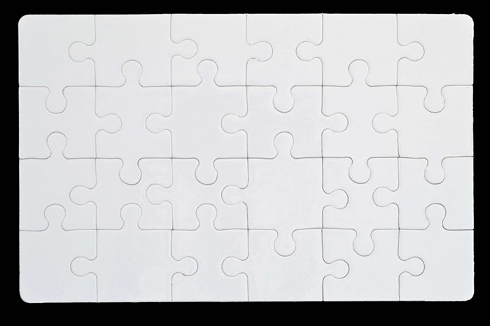 Puzzle in cartone rettangolare 120x190 24 tes.
