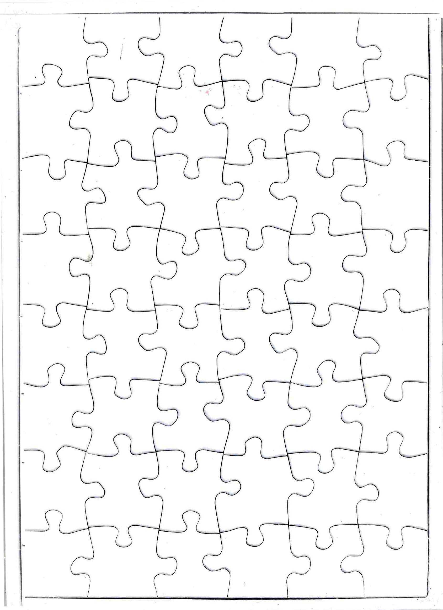 Puzzle in cartone rettangolare 200x285 48 tes.