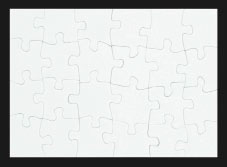 Puzzle Magnetico rettangolare 250x350 12 tes.