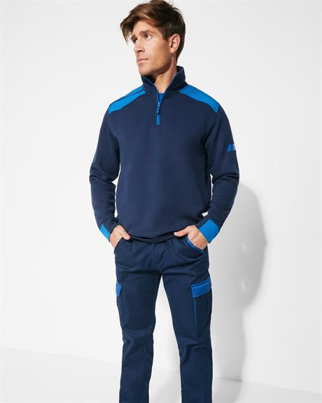 FELPA MEZZA ZIP COLLO ALTO MAVERICK