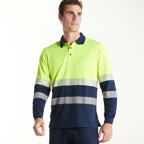POLO TECNICA M/L ALTA VISIBILITA’ VEGA