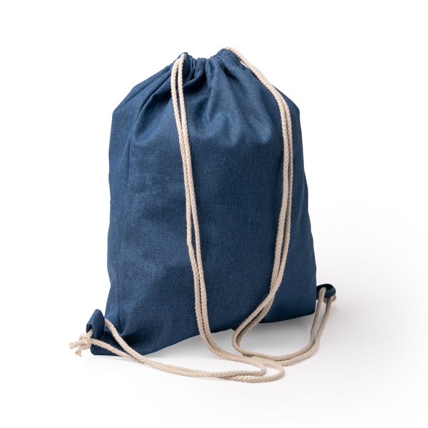 ZAINO CON COULISSE BONEY CON CORDONCINI IN COTONE
