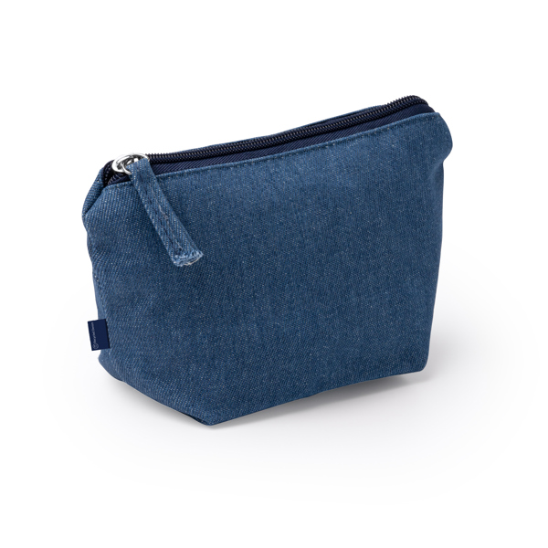 BORSA DA TOILETTE WESLY IN DENIM RICICLATO