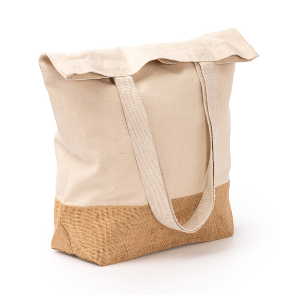 BORSA MENDES COTONE RICICLATO 330g/m² E JUTA