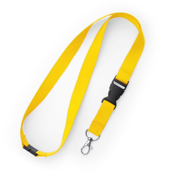 Lanyard GUEST in poli con moschettone
