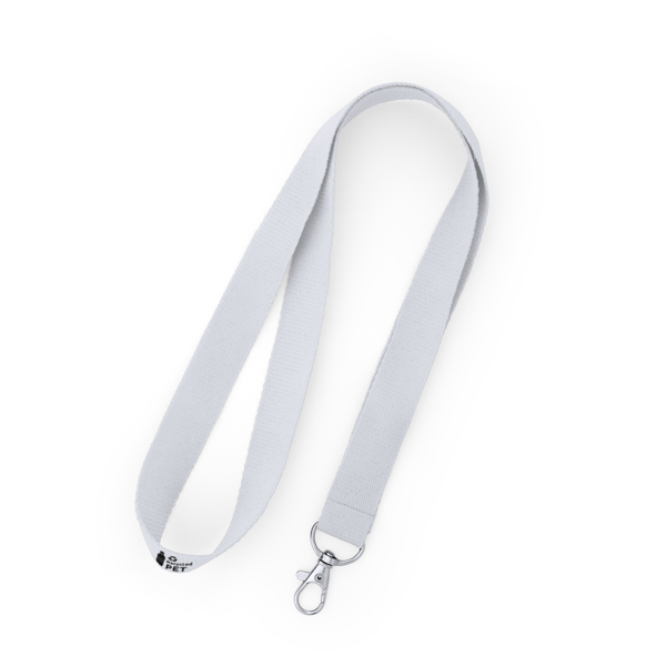 Lanyard in RPET Ecohost con moschettone