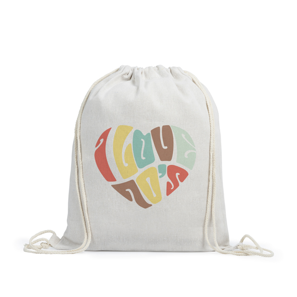 SACCA SPORTIVA IN POLICANVAS SUBLIMABILE 42x34cm