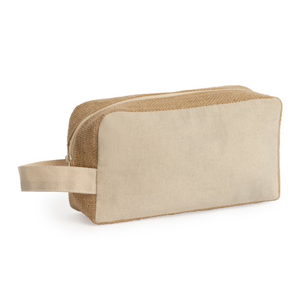 BEAUTY CASE SIENA COTONE E JUTA LAMINATO
