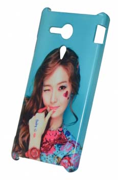 COVER 3D PER SONY EXPERIA SP M35H BIANCA LUCIDA