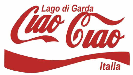 FG TRANSFER CIAO CIAO LAGO GARDA ROSSO 24,3X13,8