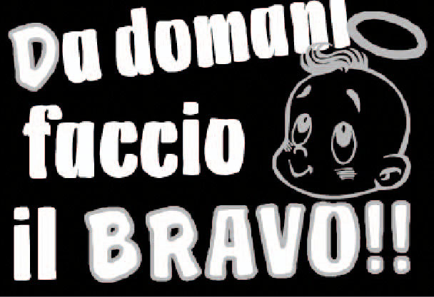 FOGLIO TRANSFER DA DOMANI FACCIO IL BRAVO