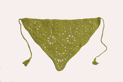 BANDANA UNCINETTO AZZURRO