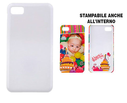 COVER 3D PER BLACKBERRY Z10 BIANCA LUCIDA
