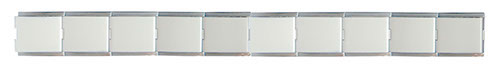 Stecca di 10 magl 9 mm bianco non pers