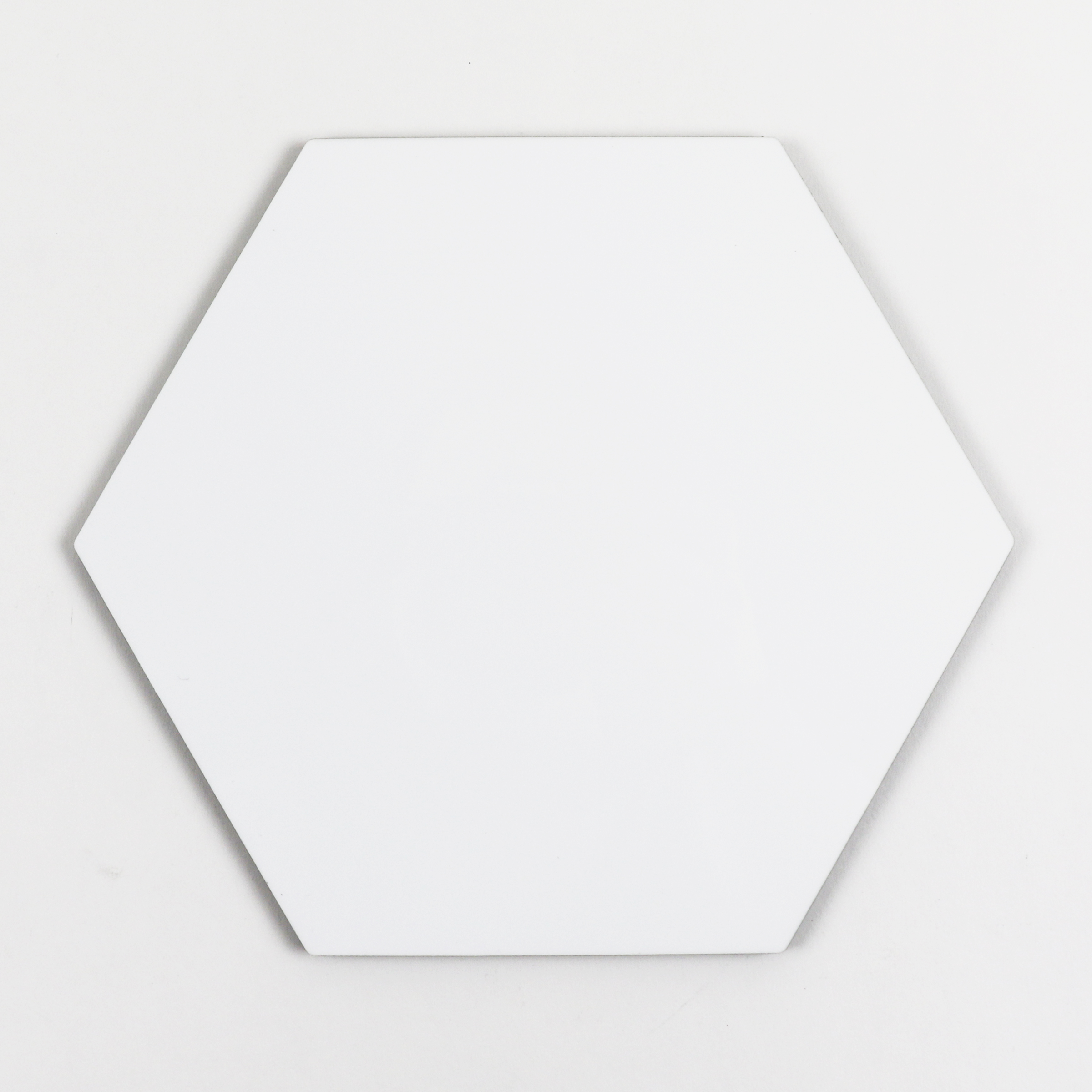 Pannello da muro esag. in HDF CL 20x24cmx6,35mm