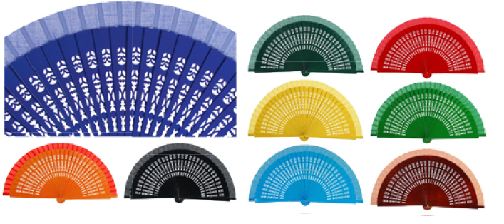 VENTAGLIO DISEGNI GEOMETRICI 9 COLORI ASSORTITI-2L