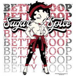 TRANSFER SUGAR AND SPICE BETTY