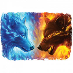 TRANSFER FIRE AND ICE WOLF