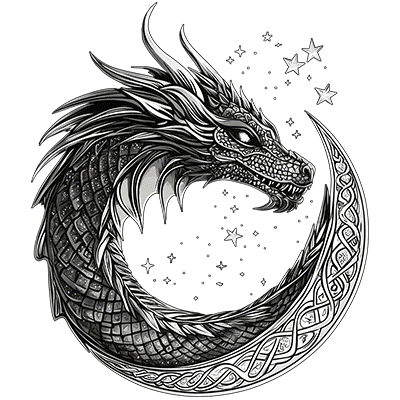 TRANSFER CELTIC DRAGON