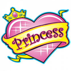TRANSFER PRINCESS HEART NEON