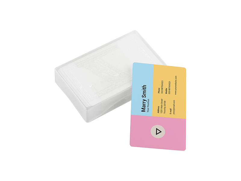 Bigliett. visita all. subli. 2 lati 5,5x8,5 cm