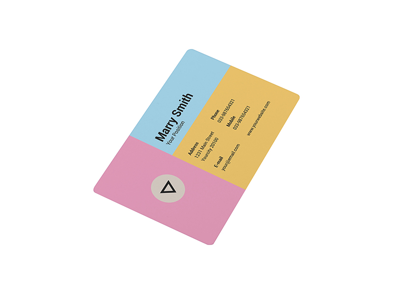Bigliett. visita all. subli. 2 lati 5,5×8,5 cm