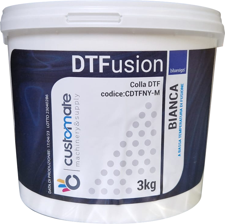 COLLA BIANCA IN POLVERE DTF TESSUTI SINTETICI 3KG