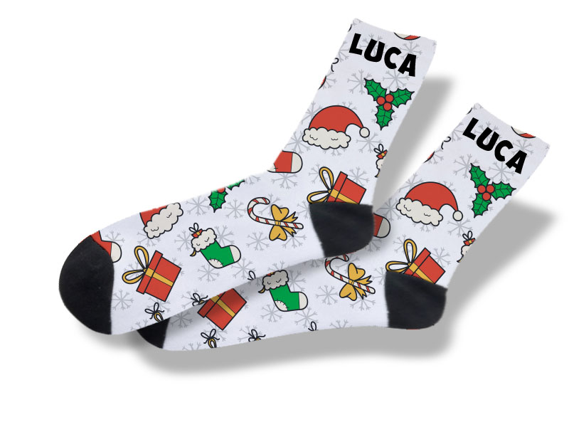 Paio di calzini sublimabili da uomo lunghi