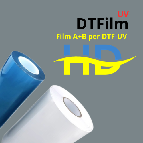 FILM A/B PER DTF-UV IN ROTOLI- QUALITA' PREMIUM HD