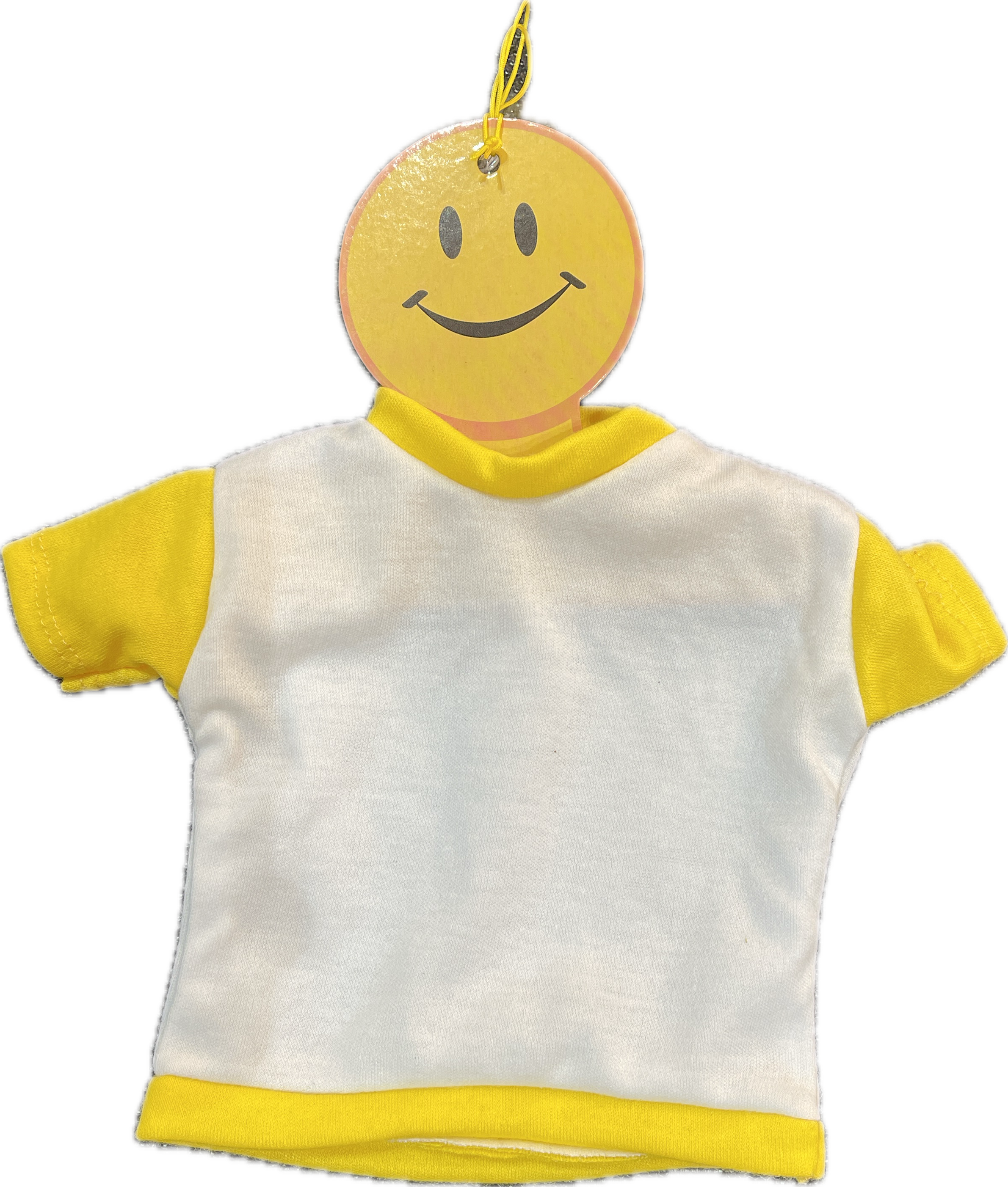 Mini t-shirt poliestere con maniche bordi colorati Mini t-shirt poliestere con maniche bordi colorati
