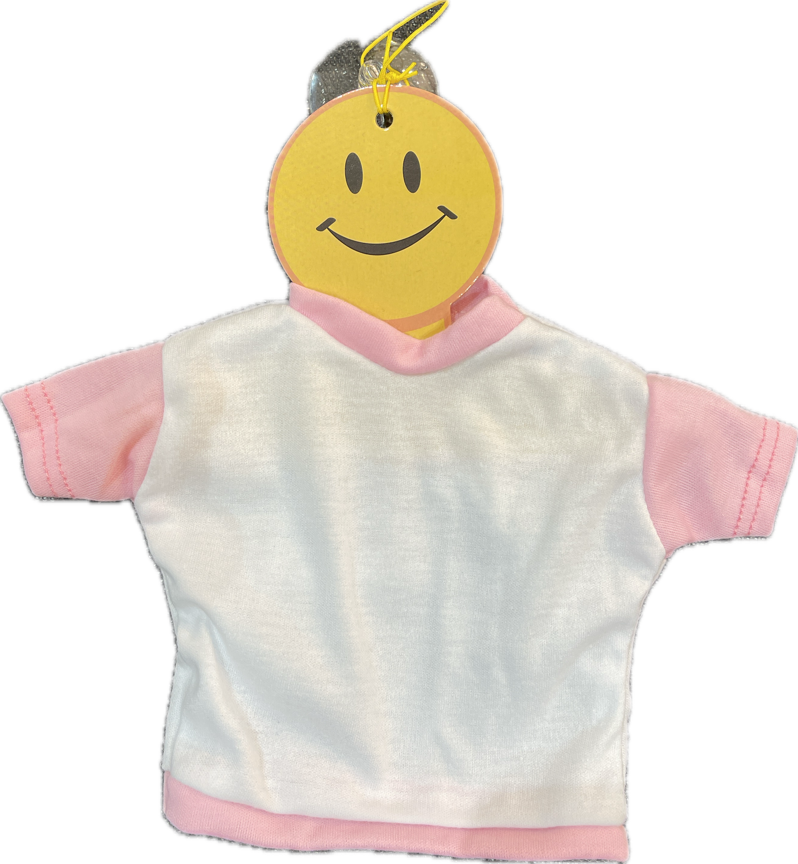 Mini t-shirt poliestere con maniche bordi colorati Mini t-shirt poliestere con maniche bordi colorati