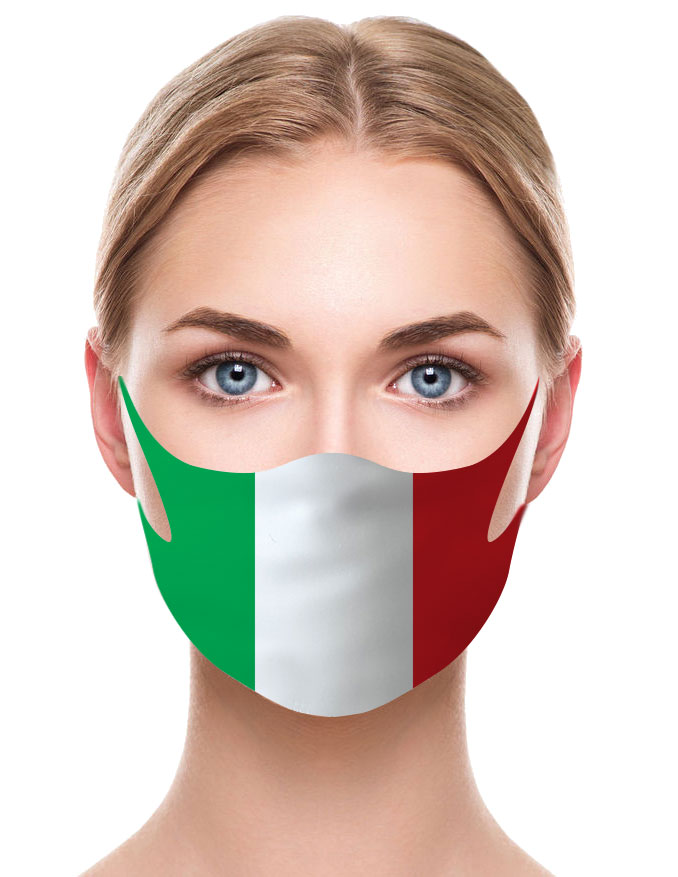 MASCHERINA IN ELASTAM PERSONALIZZABILE CAMPO PIENO