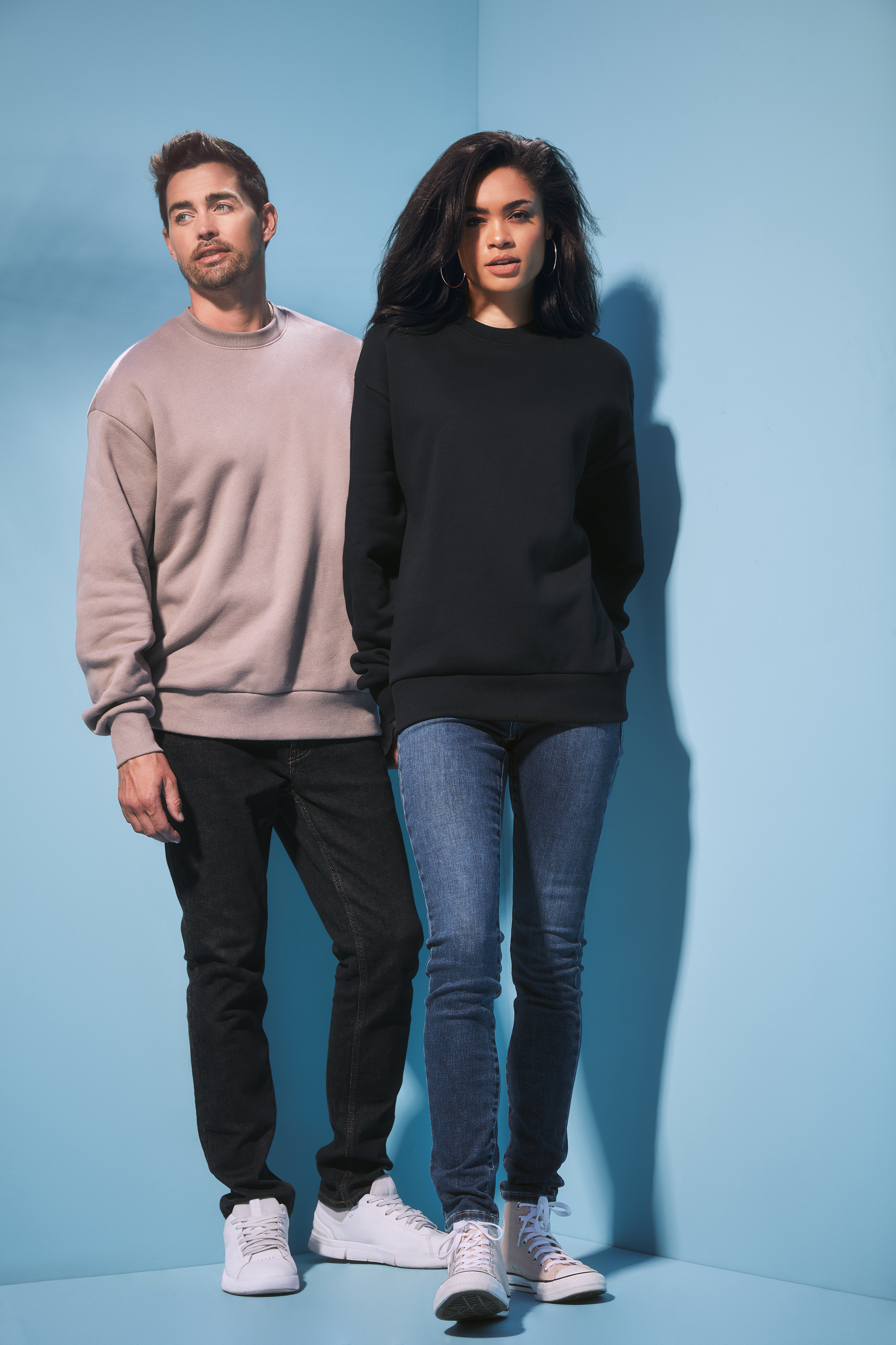 FELPA PESANTE GIROCOLLO UNISEX